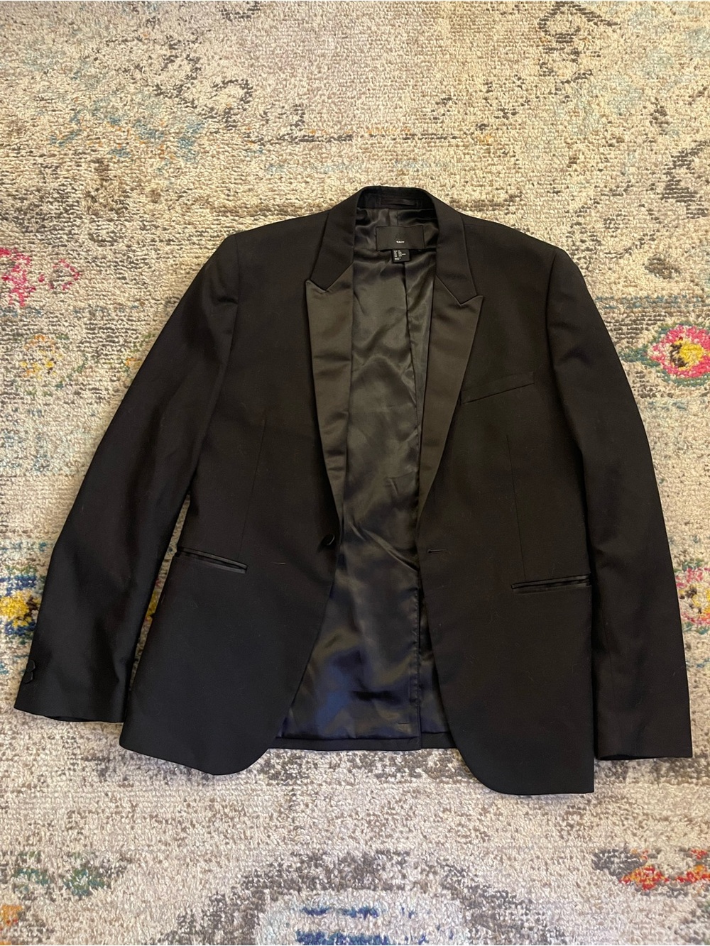 Classic Black Men's Tuxedo Blazer - H&M 40R